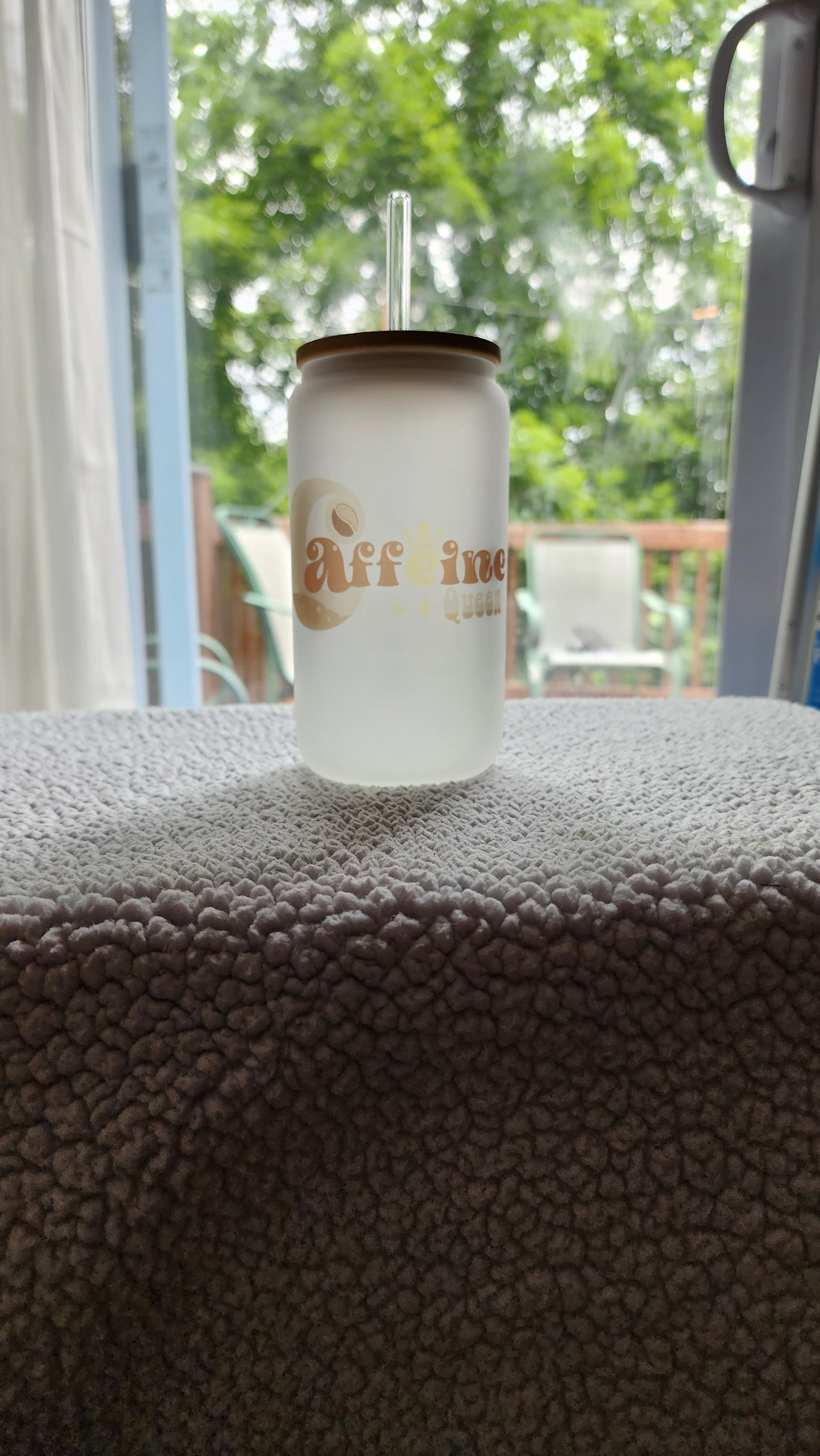 Caffeine queen libby glass 16oz