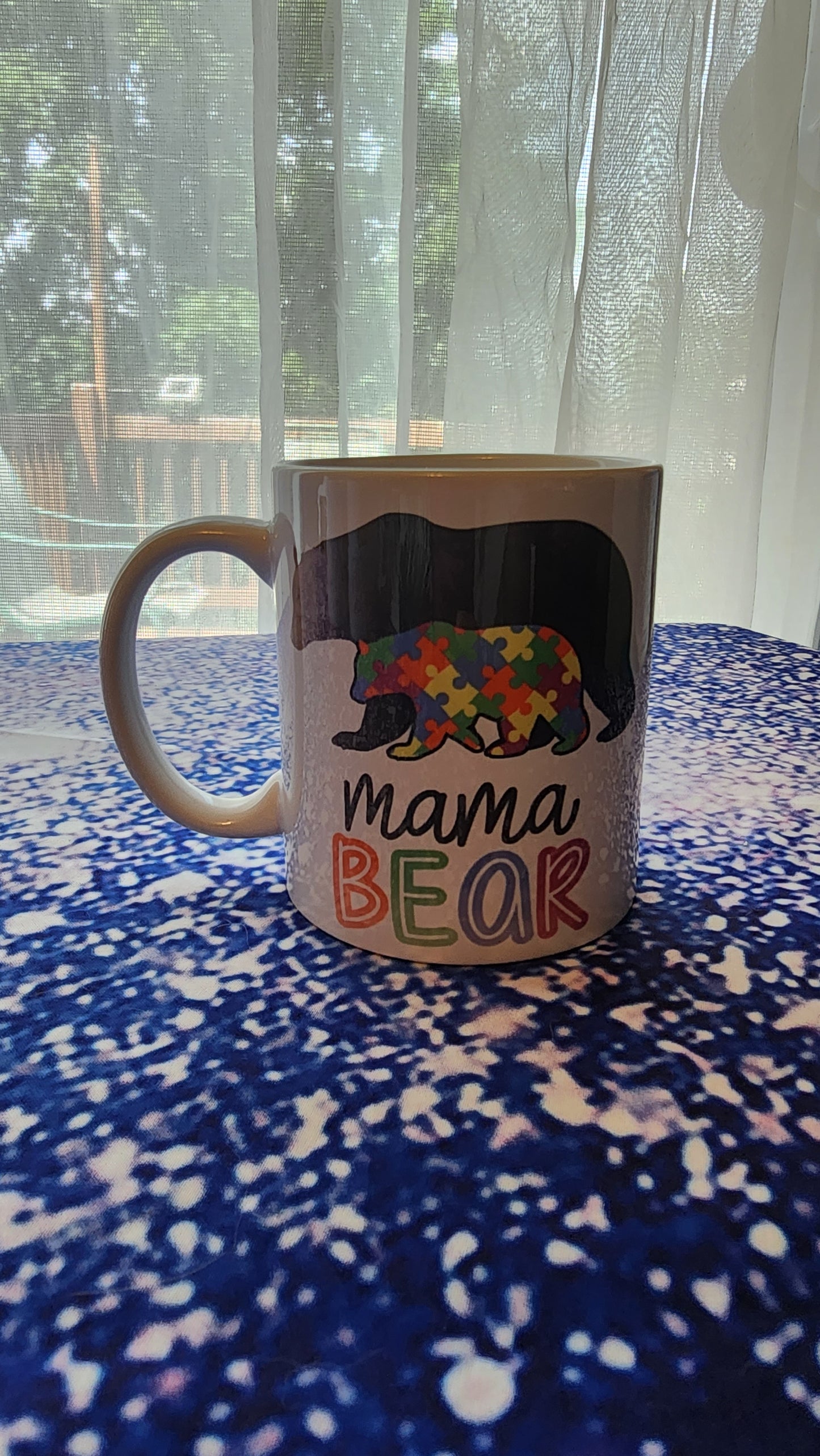Autism mama bear mug