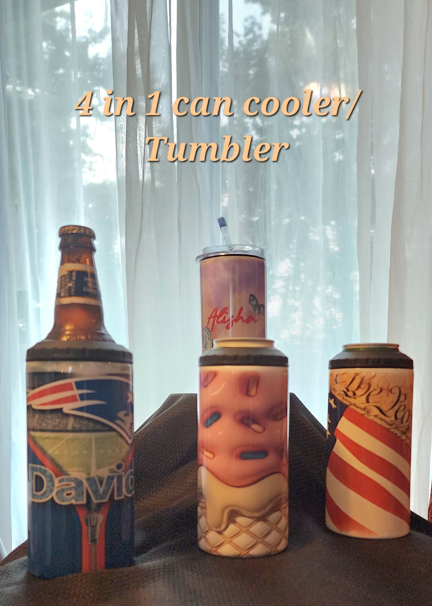 4 in 1 can cooler/Tumbler