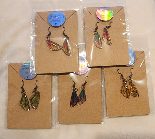 Butterfly wing earrings
