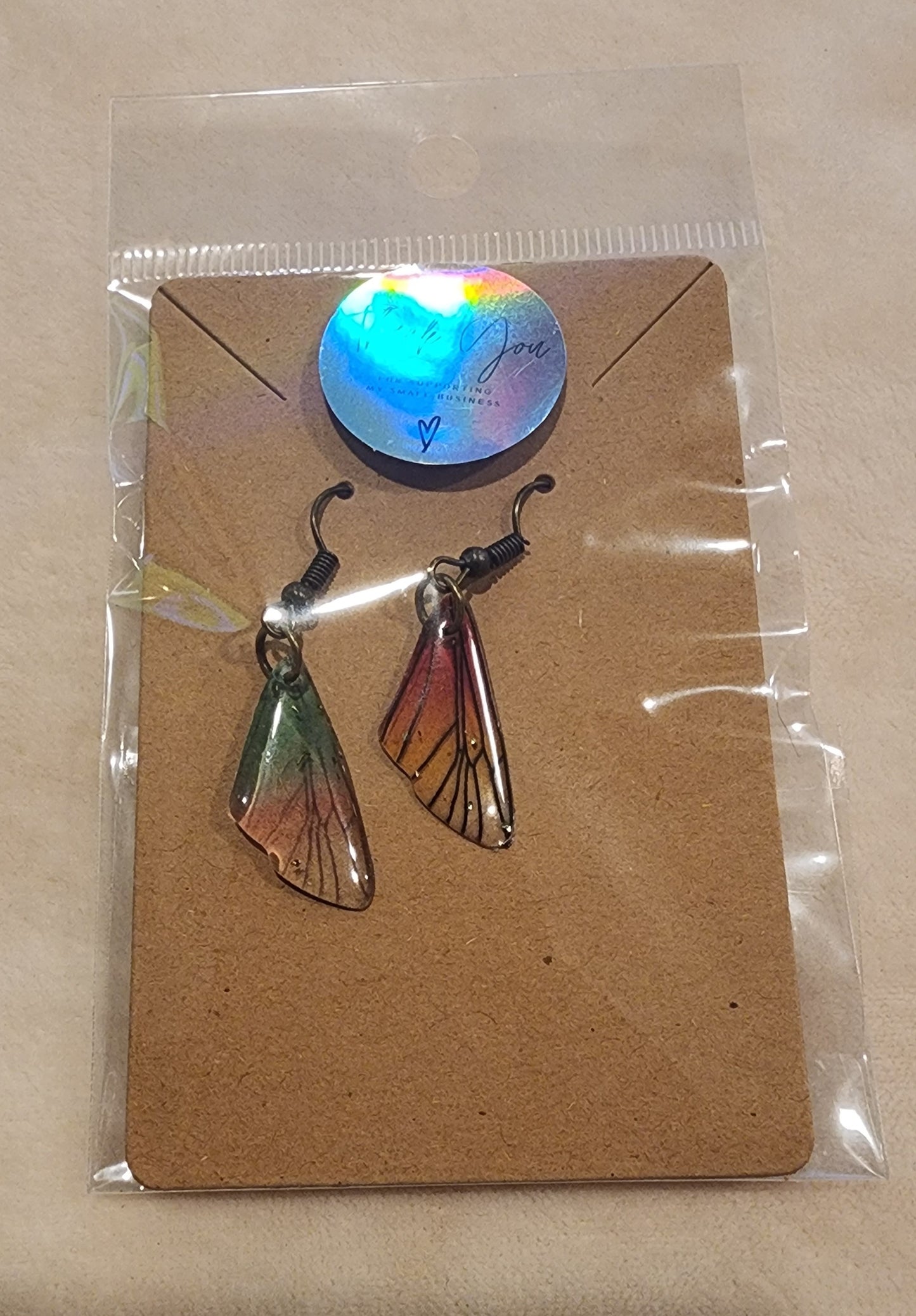 Butterfly wing earrings