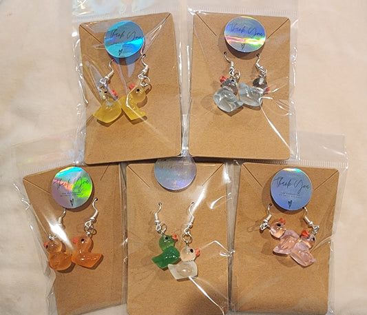 Ducky earrings