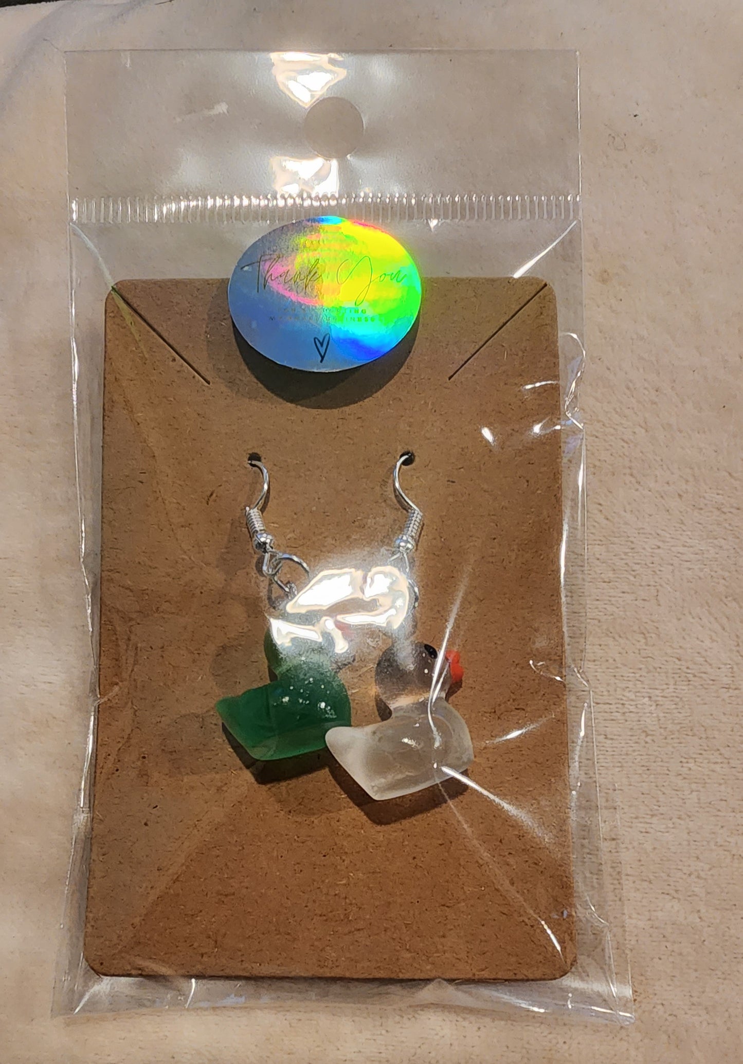 Ducky earrings
