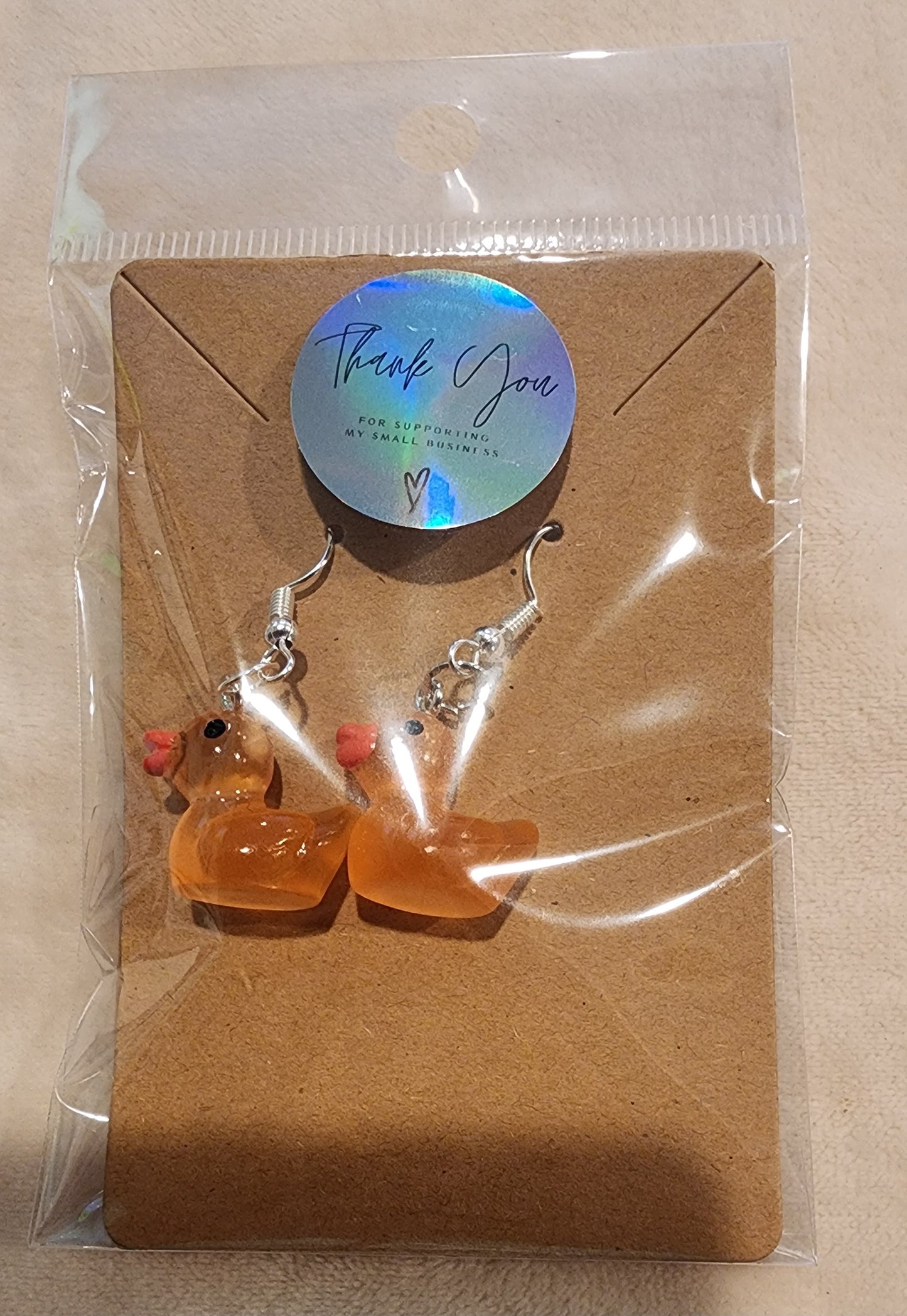 Ducky earrings