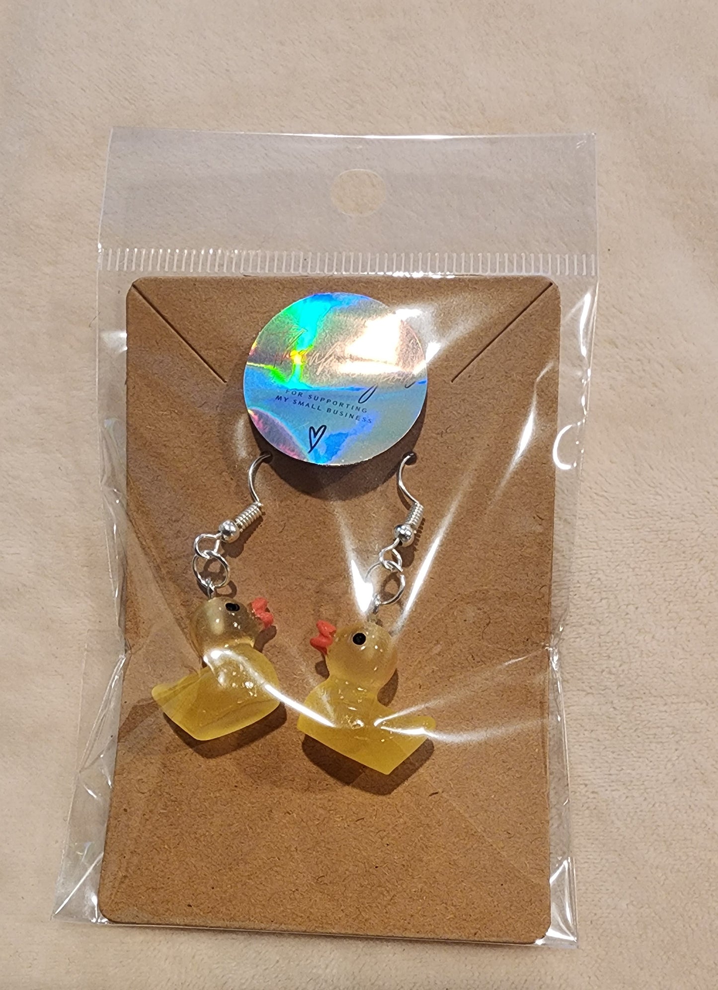 Ducky earrings