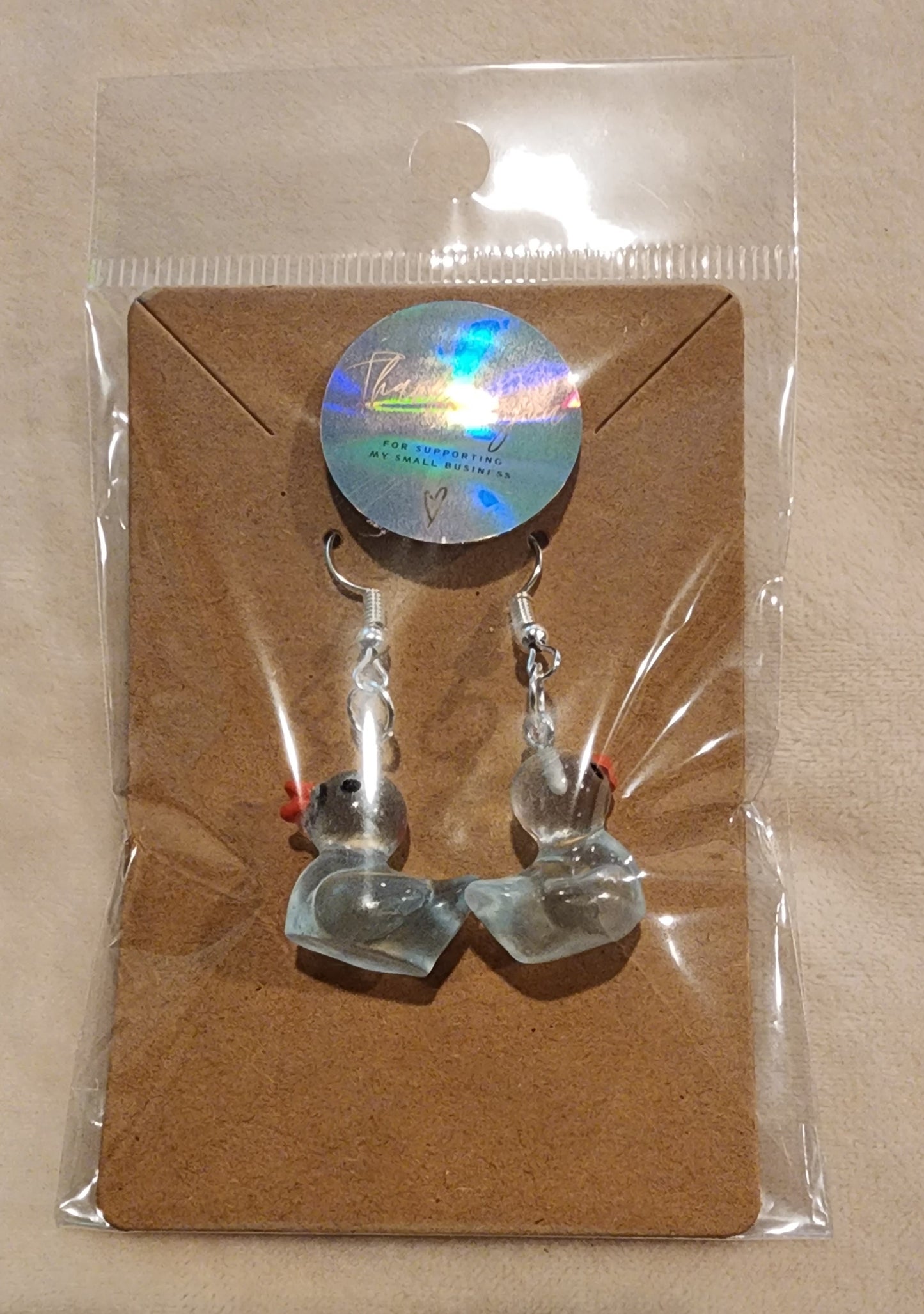 Ducky earrings